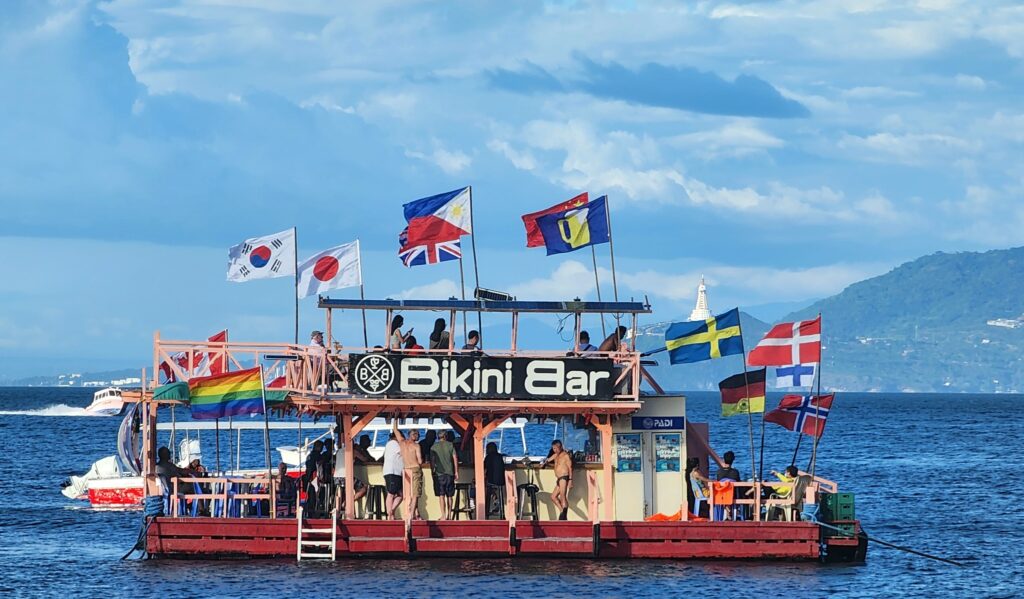 Bikinifloating Bar - Food Spots in Sabang Puerto Galera
