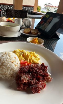 Silog dish for breakfast